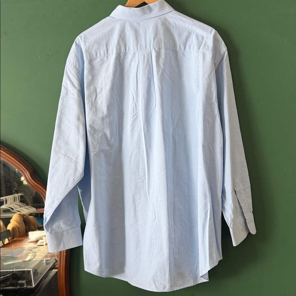 Vineyard Vines Mens XXL Classic Fit Whale 100% Cotton Shirt Blue Preppy Business - Picture 9 of 9